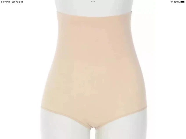 SPANX HIGHER POWER Shaper Nude Women S High Waist Panties Size XL