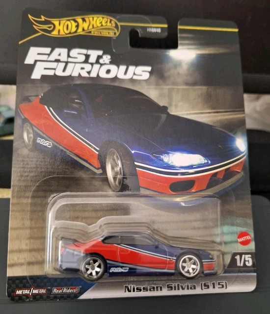 HOT WHEELS PREMIUM FAST And FURIOUS NISSAN SILVIA S15 13 20