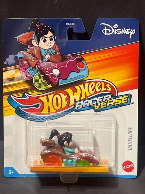 HOT WHEELS RACER Verse Disney Wreck It Ralph Vanellope Auto Pressofusa Scala EUR