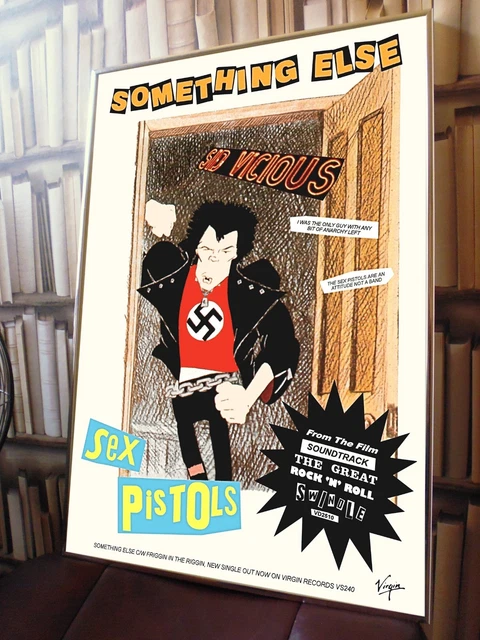 SEX PISTOLS SOMETHING Else Promo Poster Sid Vicious Jamie Reid