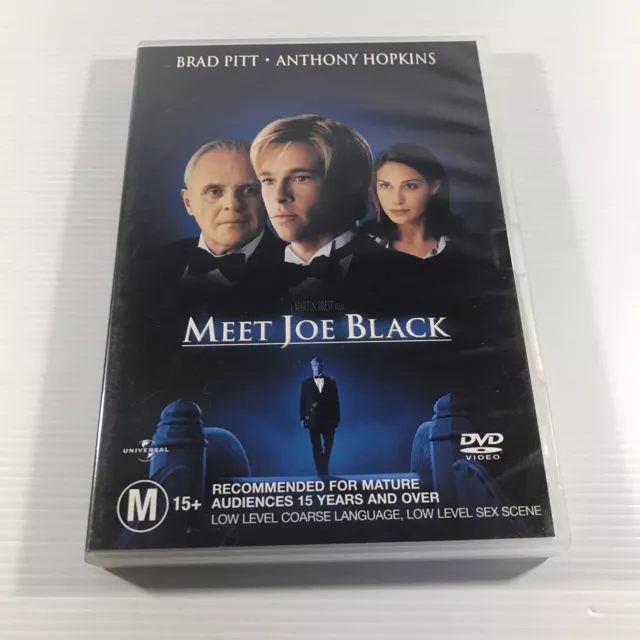MEET JOE BLACK DVD Region 4 PAL Movie Anthony Hopkins Brad Pitt Claire