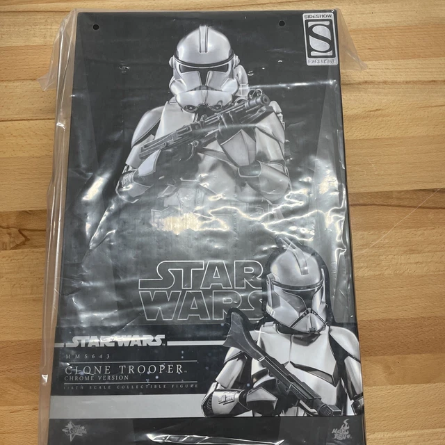 HOT TOYS STAR Wars Chrome Version Th Scale Clone Trooper