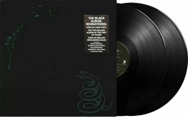 Metallica The Black Album Th Anniversary Remastered Double Vinyl Lp