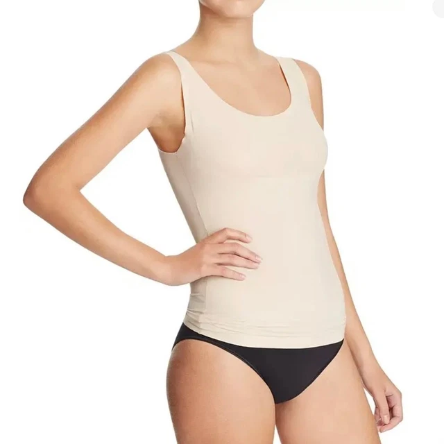 SPANX WOMEN S PLUS X Smooth Light Compression Tank Top Nude Tan