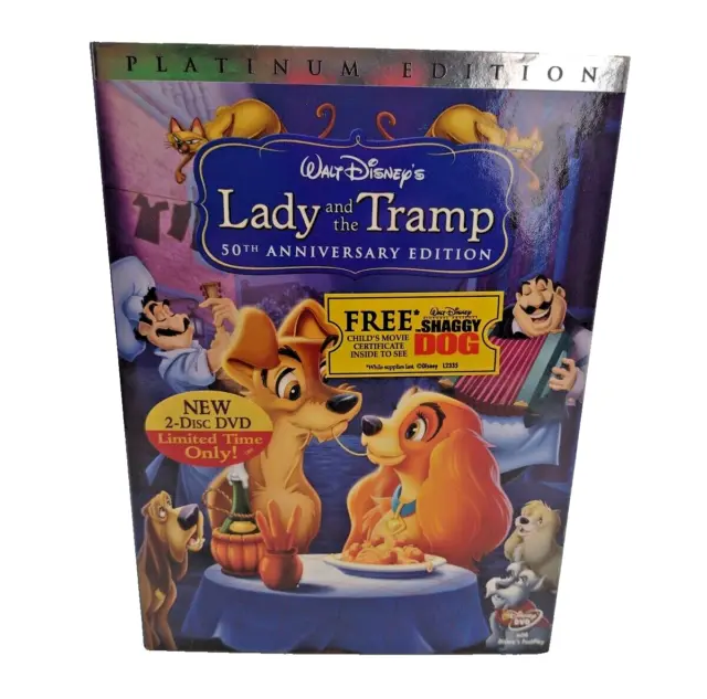 Disney Lady And The Tramp Th Anniversary Dvd Disc Set Platinum