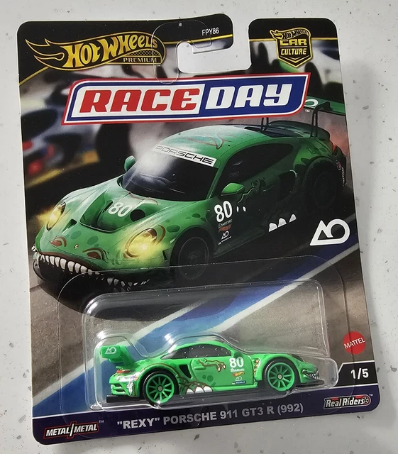 Hot Wheels Premium Race Day Rexy Porsche Gt R Green Brand New Picclick Uk