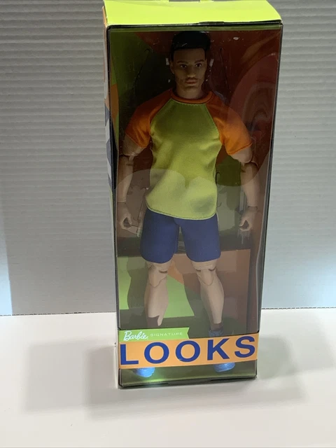 Barbie Signature The Look Ken Doll Broad Body Beard Brunette Made To Move Picclick Ca