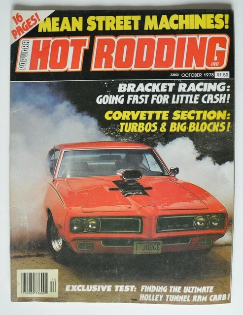 POPULAR HOT RODDING October Hemi Cuda V Pinto Camaro Olds V PicClick CA