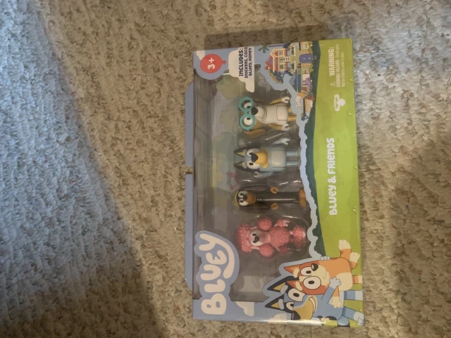 BLUEY AND FRIENDS Bluey Coco Snickers And Honey Figure Pack 1652 | The