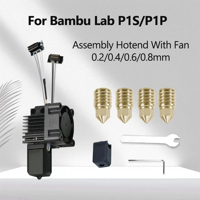FOR BAMBU LAB P P Hotend Assembly P Series Fan Upgrade Nozzle Hot