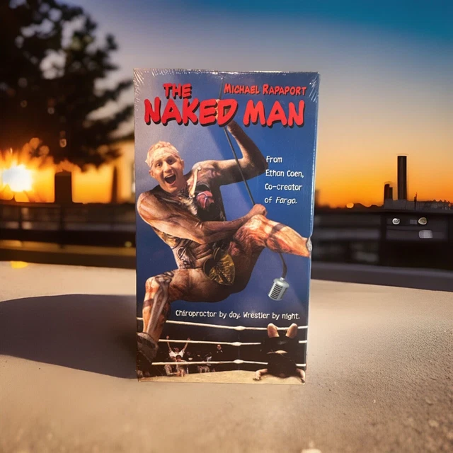THE NAKED MAN VHS Demo Promo Screener Sealed Michael Rapaport 29 10