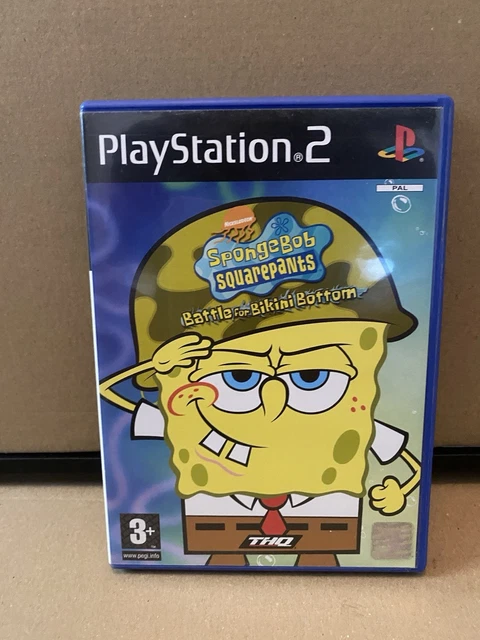 SPONGEBOB SQUAREPANTS BATTLE For Bikini Bottom PlayStation 2 8 00