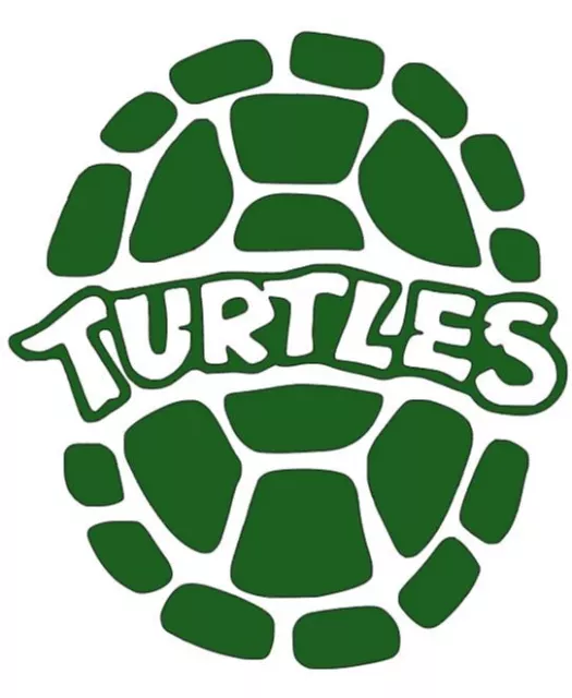 TEENAGE MUTANT NINJA Turtles Shell Logo VINYL DECAL STICKER 4 00
