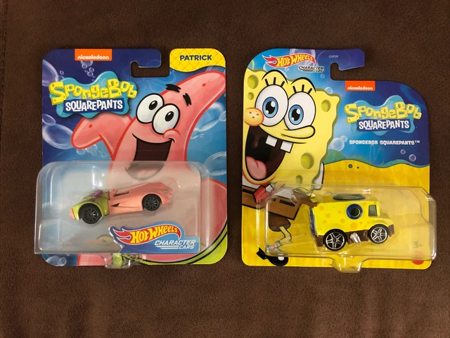 HOT WHEELS SPONGEBOB SquarePants PATRICK SPONGEBOB Character Cars
