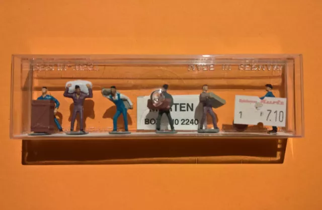 MERTEN Spur HO Miniaturfiguren BOX 2240 TRANSPORTARBEITER