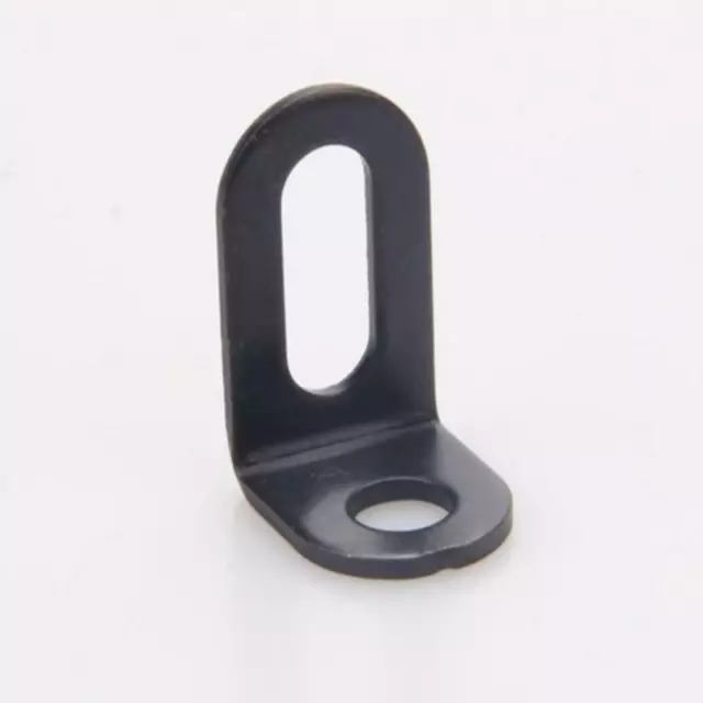 10pcs Metal Corner Braces Brackets Right Angle L Shape Brace Bracket Bl..X 7