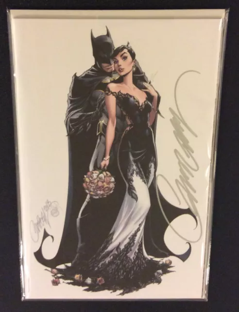 BATMAN #50 Comic Book EXCLUSIVE Variant SIGNED J SCOTT CAMPBELL COA Catwoman