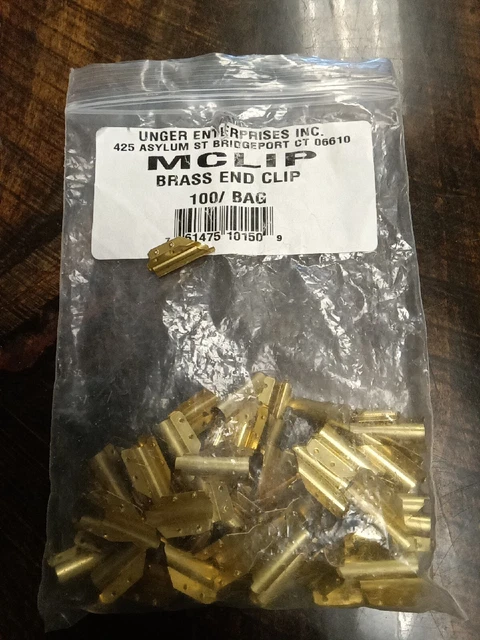 Unger Brass Squeegee Clips Pack Of 60