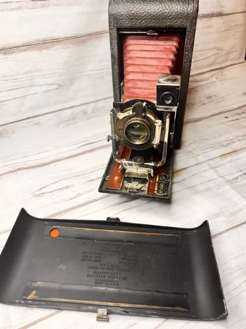 Eastman Kodak Co Folding Camera Antique TB 2550100 Ball Bearing Shutter 1910 !