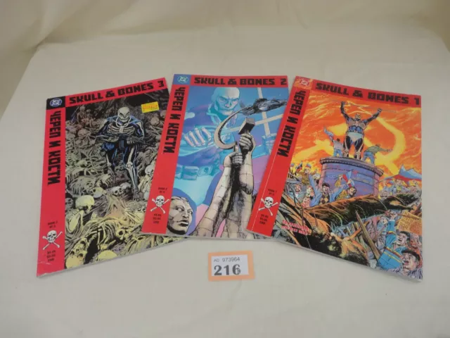 Complete #1 #2 #3 of 3 TPB / Graphic Novel Paperback Books DC - SKULL & BONES