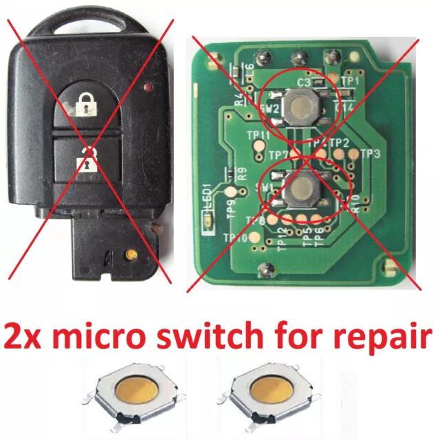 Bouton Nissan micro interrupteur télécommande clé porte-clés navara micra x-trail patrouille qashqai