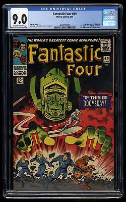 Fantastic Four #49 CGC VF/NM 9.0 2nd Silver Surfer 1st Full Galactus! Marvel