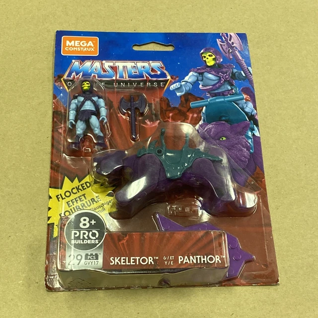 Mega Construx MOTU Bauset: Skeletor & Panthor (flocked) – Bauspaß Für Masters Of The Universe Fans