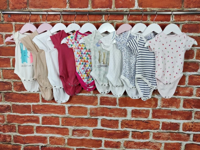 Baby Girls Bundle Age 0-3 Months Zara Gap Jasper Conran Etc Bodysuit Vest 62Cm