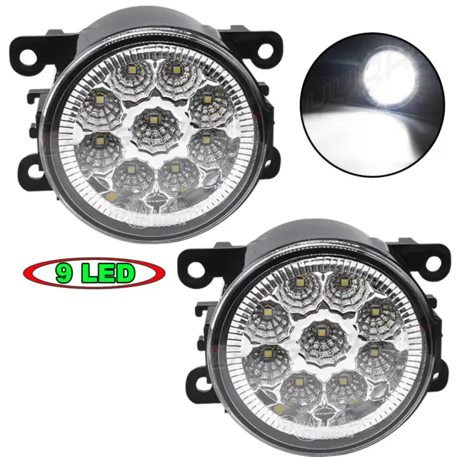 Led fog Lights For Acura TSX RDX ILX TL 2010-2018 Bumper Driving Lamp Clear Lens