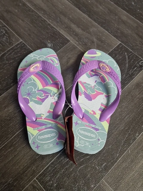 HAVAIANAS KIDS FANTASY Blue Water Unicorns Flip Flops Sandals Infant Uk9 10 M44 11.69 PicClick UK