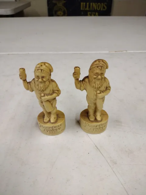 Vintage Peerless Amber Beer La Crosse, WI Gnome Salt & Pepper Shaker Set