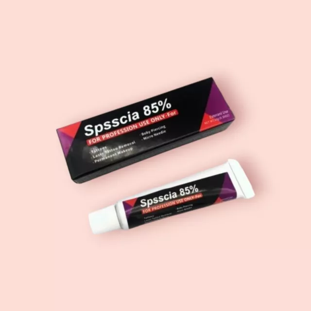 2 Crème Super Spsscia 10g 85% Anesthésique rapide pour tatouage et dermaroller