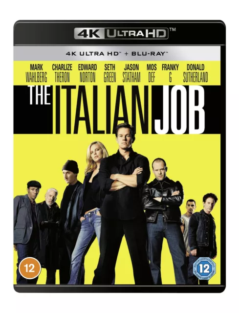 BLU-RAY - The Italian Job (2003) 4K UHD [Blu-ray] [Region A & B & C]
