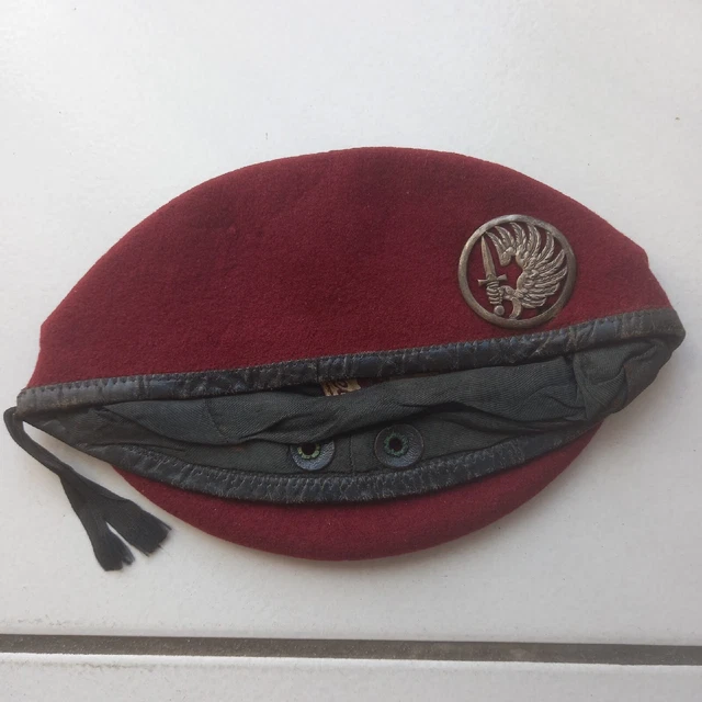 Béret Modèle 1959 Parachutiste Tenue D'été - Vintage, Occasion
