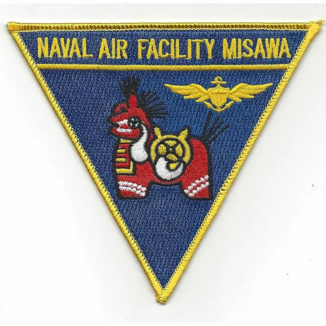 Navy Naval Air Facility Misawa Japan 5" Embroidered  Patch