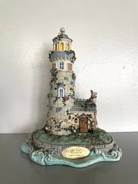 Ivy & Innocence 1998 Harbour "Lighthouse At Ivy Cove" Limited Edition Cast Art