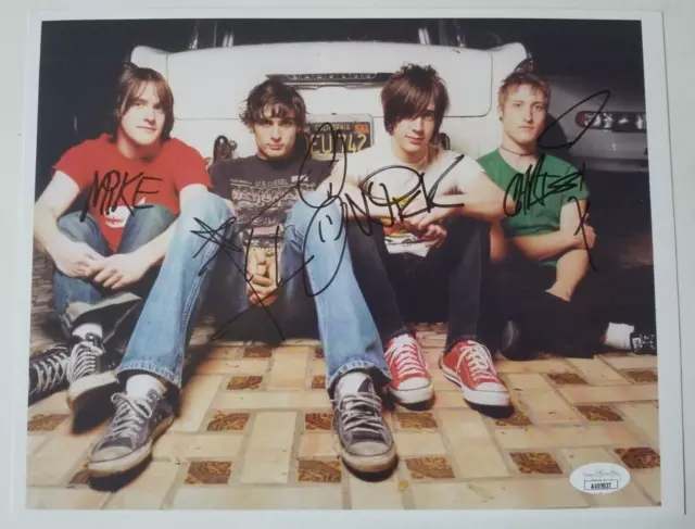 The All-American Rejects REAL SIGNED 8.5x11" Photo #2 JSA COA Tyson Ritter +