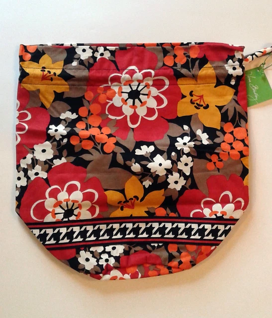 NWT Vera Bradley Ditty Bag in Bittersweet Lunch Gym Pool Beach Packing Shoes