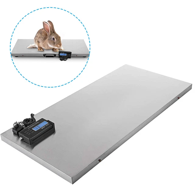 1100Lbs Hog Pet Dog Sheep Goat Scale Heavy Duty Digital Livestock Vet Scale NEW
