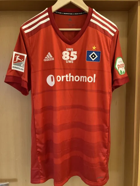 Original Adidas Hamburger SV HSV Trikot Größe L Nummer 11 Kaufmann Karlsruhe