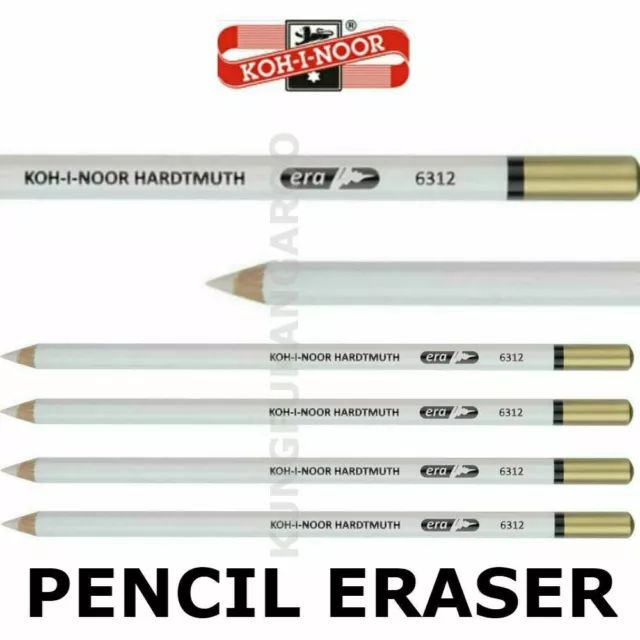 KOH-I-NOOR ERASER RUBBER PENCIL - Precise Accurate erasing Art Sketching