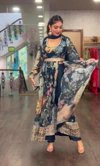 Salwar Kameez Pakistani Indian Wedding Suit New Gown Party Wear Dress Bollywood