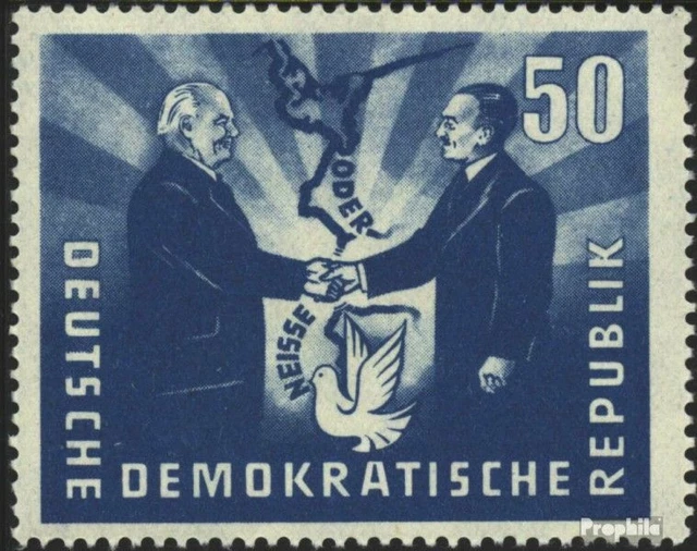 DDR 285 postfrisch 1951 Deutsch-polnische Freundschaft EUR 20