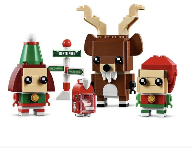 LEGO BRICK HEADZ 40353 -Renna Elfo Ed Elfa-🔸🔸Novità Nov 2019🔸🔸- New EUR ...