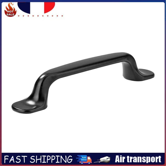 Black Alloy Cabinet Handles Kitchen Cupboard Furniture Drawer Hardware (B)