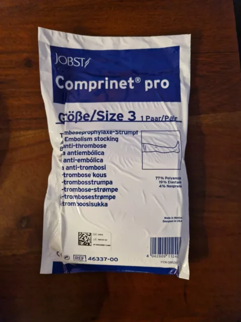 Comprinet Pro Thrombosestrümpfe Größe 3, Neu, 1Paar