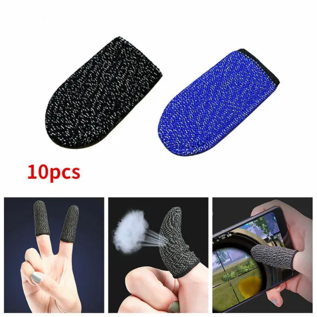 10x Controller Finger Sleeve Handschuhe Set Touchscreen Für PUBG Mobile Game Neu