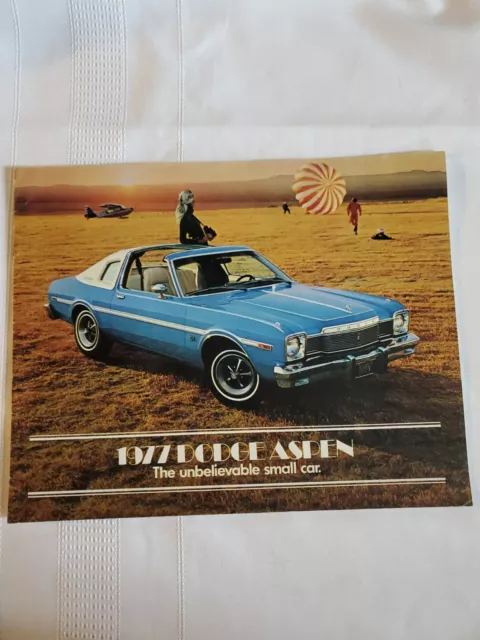 1977 Dodge Aspen Dealer Dealers Color Brochure Advertising Book Manual