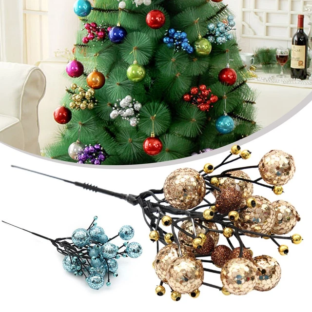 Praktisch Weihnachten Beerenstängel Künstliche Stängel Einfach Zu Wickeln
