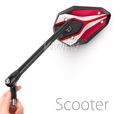 Magazi rétroviseur modèle VIPER rouge pour Harley softail dyna v-rod sportster 
